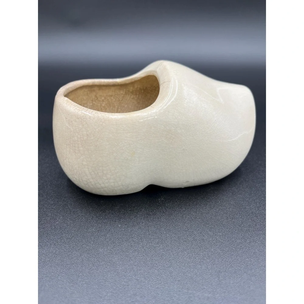 Vintage Dutch Clog Planter: Garden Shoe Pot